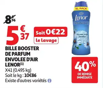 Auchan Bille booster de parfum envolee d'air lenor offre