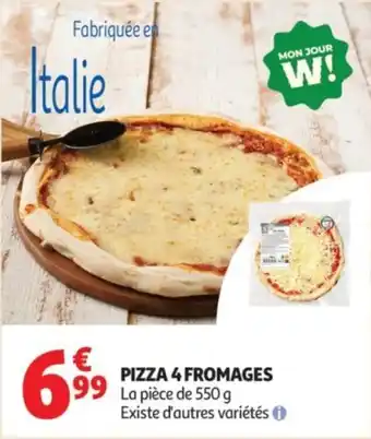 Auchan Supermarché Pizza 4 fromages offre