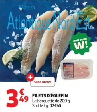 Auchan Supermarché Filets d'églefin offre