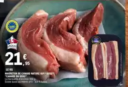 E.Leclerc MAGRET DE CANARD NATURE IGP GERS CANARD DU GERS offre
