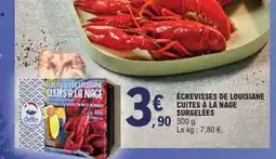 E.Leclerc ÉCREVISSES DE LOUISIANE CUITES À LA NAGE SURGELÉES offre