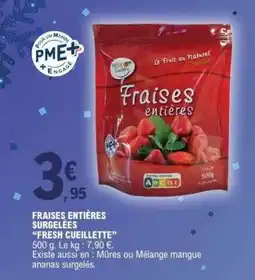 E.Leclerc Fraises Entières Surgelées Fresh Cueillette offre