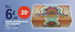 E.Leclerc NOUGAT PÂTISSIER GLACÉ “LES CIGALINES” offre