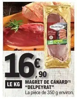 E.Leclerc MAGRET DE CANARD DELPEYRAT offre