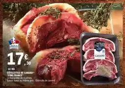 E.Leclerc CÔTELETTES DE CANARD FINE FRANCE offre