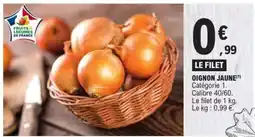 E.Leclerc OIGNON JAUNE offre