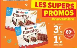 E.Leclerc KINDER COUNTRY offre