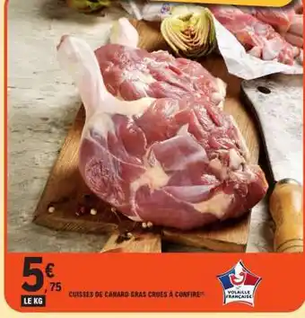 E.Leclerc Cuisses de canard gras crues à confire offre