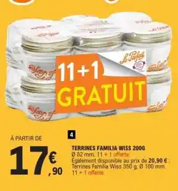 E.Leclerc TERRINES FAMILIA WISS 200G offre