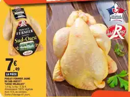 E.Leclerc POULET FERMIER JAUNE DU SUD-OUEST LOSSE VOLAILLES offre