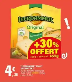 E.Leclerc Leerdammer bloc offre
