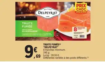E.Leclerc Truite Fumée Delpeyrat offre