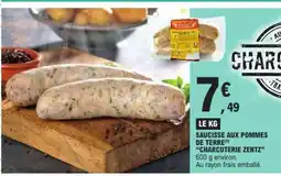 E.Leclerc Saucisse aux Pommes de Terre 'Charcuterie Zentz' offre