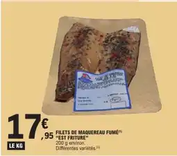 E.Leclerc Filets De Maquereau Fumé offre