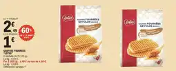 E.Leclerc Gaufres Fourrées 'Lotus' offre