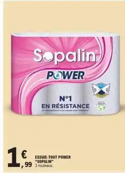 E.Leclerc ESSUIE-TOUT POWER SOPALIN offre