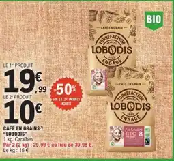E.Leclerc Café en grains Lobodis offre