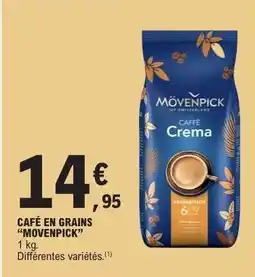 E.Leclerc Café en grains 'Mövenpick' offre