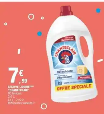 E.Leclerc LESSIVE LIQUIDE CHANTECLAIR offre