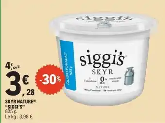 E.Leclerc SKYR NATURE SIGGI'S offre
