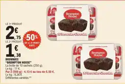 E.Leclerc BROWNIES BROMPTON HOUSE offre