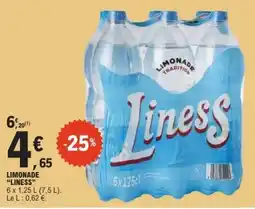 E.Leclerc LIMONADE “LINESS” offre