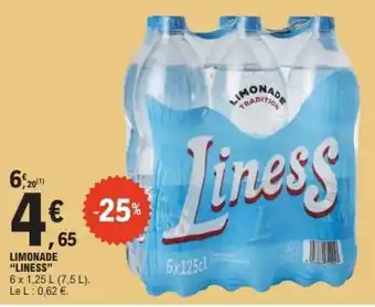 E.Leclerc LIMONADE “LINESS” offre