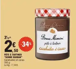 E.Leclerc Pâte à tartiner Bonne Maman offre