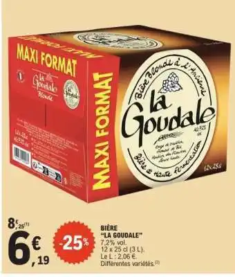 E.Leclerc Bière La Goudale offre