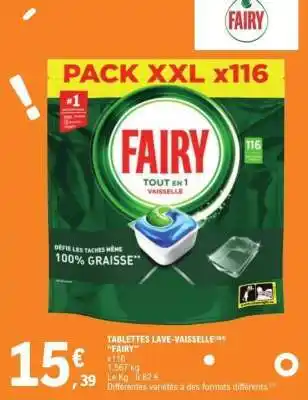 E.Leclerc Tablettes lave-vaisselle offre