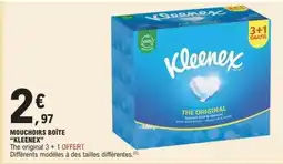 E.Leclerc MOUCHOIRS BOÎTE KLEENEX offre