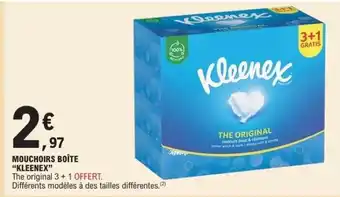E.Leclerc MOUCHOIRS BOÎTE KLEENEX offre