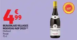 Auchan Supermarché Beaujolais villages nouveau aop 2025 offre