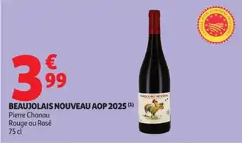 Auchan Supermarché Beaujolais nouveau aop 2025 offre