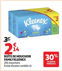Auchan KLEENEX Boîte de mouchoir family offre