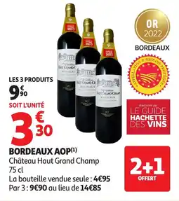 Auchan Bordeaux aop offre