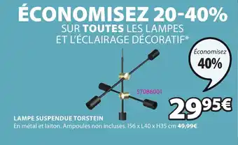 JYSK Lampe Suspendue Torstein offre