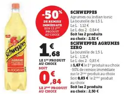 Super U Schweppes offre