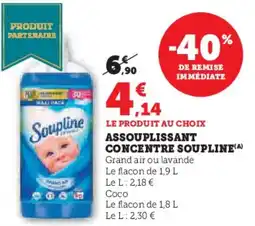 Super U Assouplissant concentre soupline offre