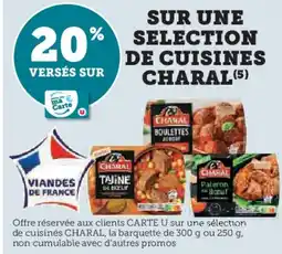 Super U Sur une selection de cuisines charal offre