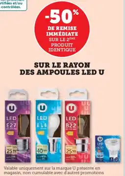Super U Sur le rayon des ampoules led u offre