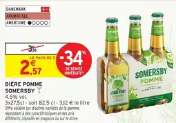 Intermarché Hyper Bière pomme somersby offre
