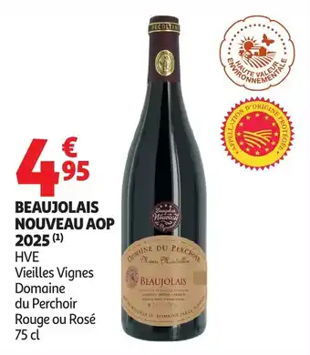 Auchan Beaujolais nouveau aop 2025 offre