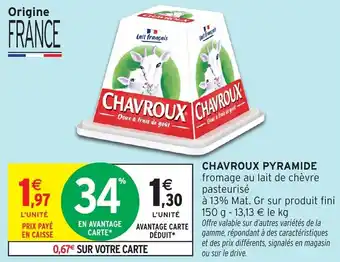 Intermarché Hyper Chavroux pyramide offre