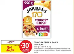 Intermarché Hyper Country crisp 4 baies jordans offre