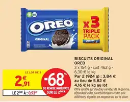 Intermarché Hyper Biscuits original oreo offre