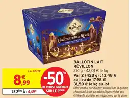 Intermarché Hyper Ballotin lait révillon offre