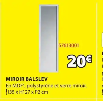 JYSK Miroir Balslev offre