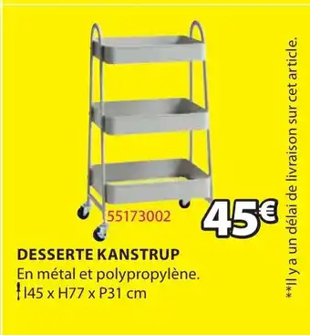 JYSK Desserte Kanstrup offre