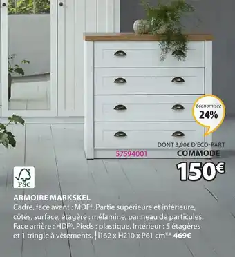 JYSK Armoire Marksel offre